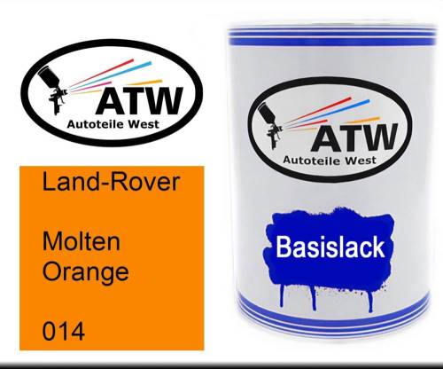 Land-Rover, Molten Orange, 014: 500ml Lackdose, von ATW Autoteile West.